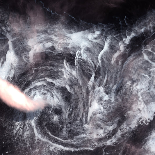 Wind Signatures, Whirlpool in the Air Framed & Mounted Print