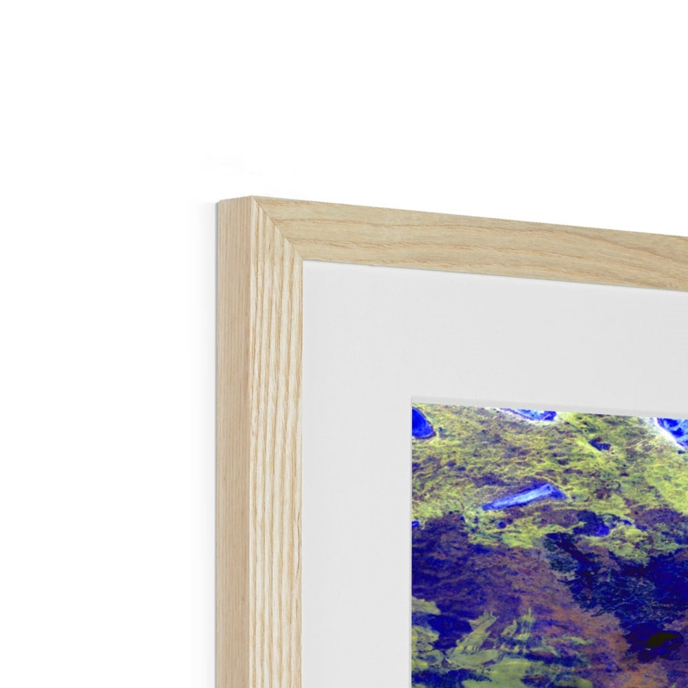 Lake Lines, Lake Amadeus Framed & Mounted Print