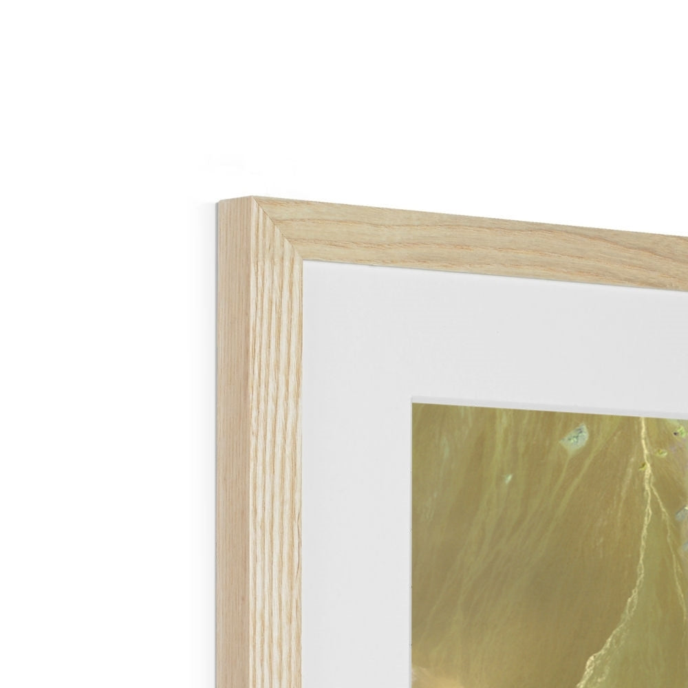 Salt Mirror, Great Salt Desert Framed & Mounted Print