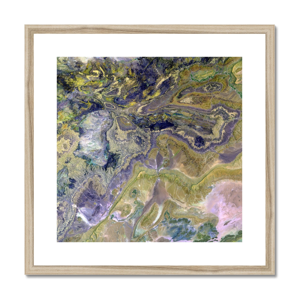 Mineral Horizons, Anti-Atlas Framed & Mounted Print