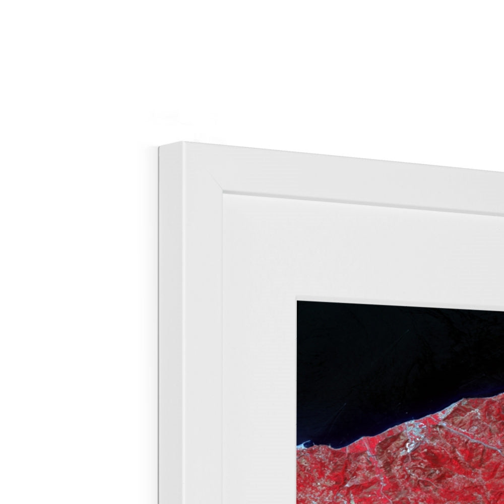 Painted Archipelago, Mt Etna Framed & Mounted Print