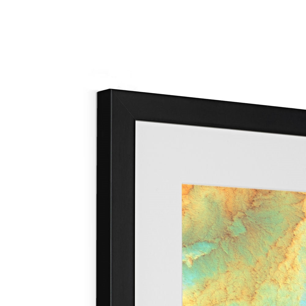 Atmospheric Patterns, Von Karman Vortices Framed & Mounted Print