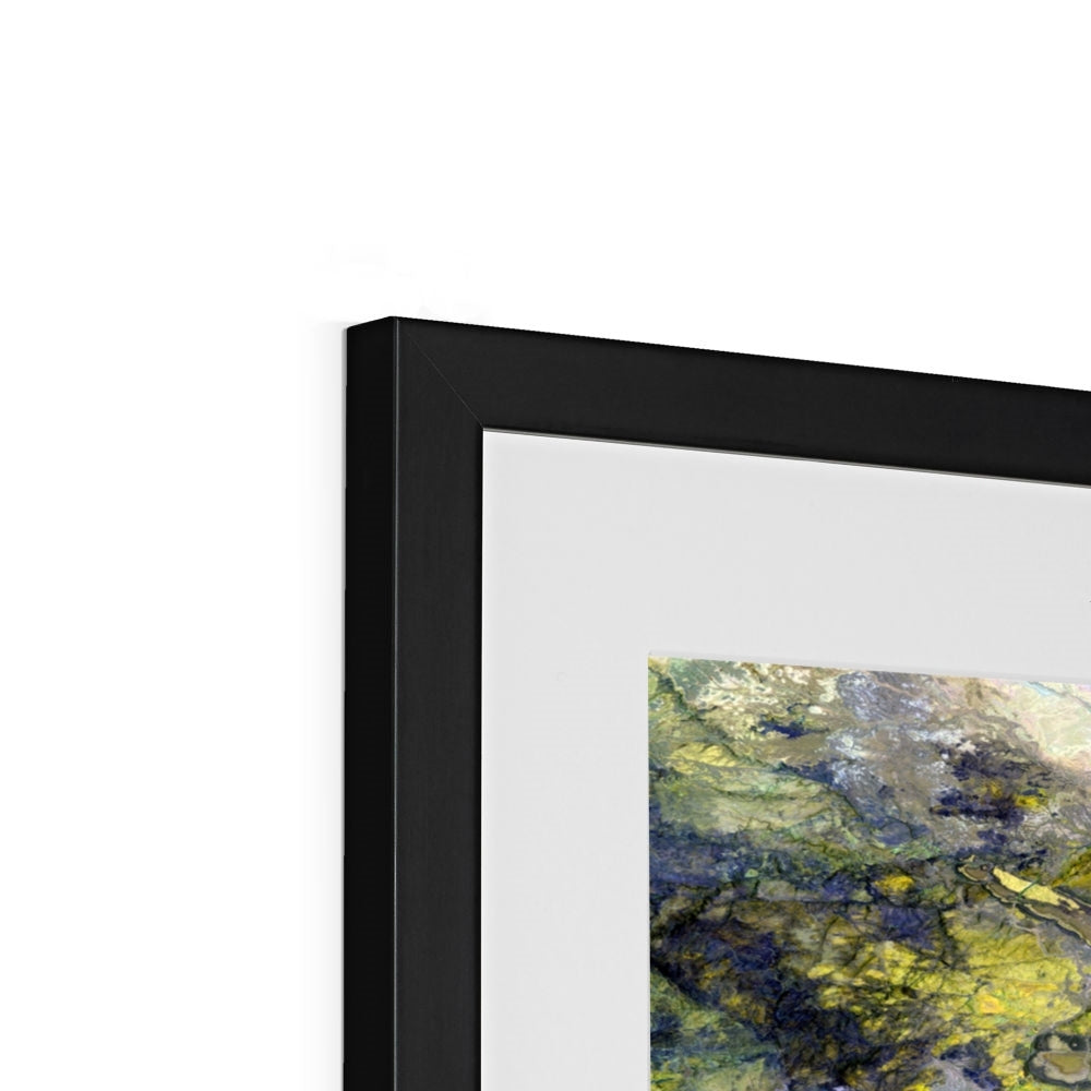 Mineral Horizons, Anti-Atlas Framed & Mounted Print